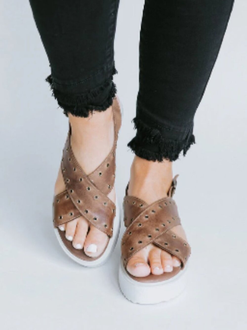 EUC! Roan Hali Platform Sandal Size‎ 9.5